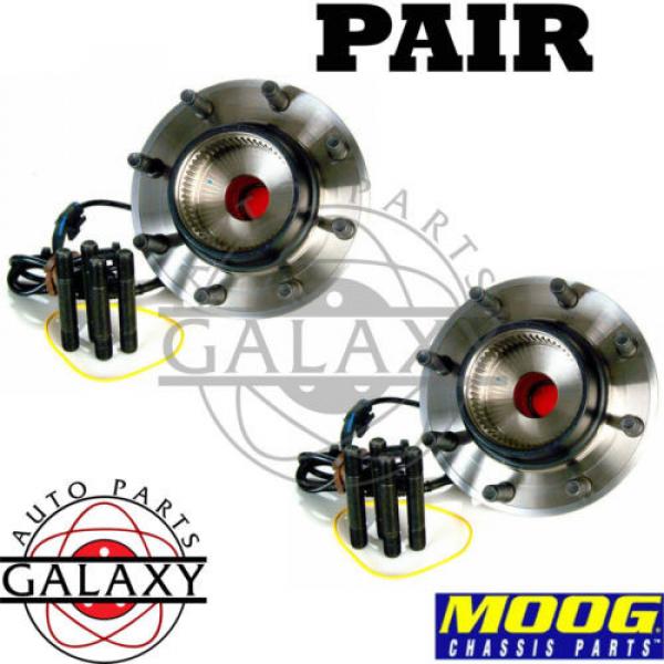 Moog New Front Wheel  Hub Bearing Pair For Ford Excursion 03-05 &amp; F250 F350 SD #1 image