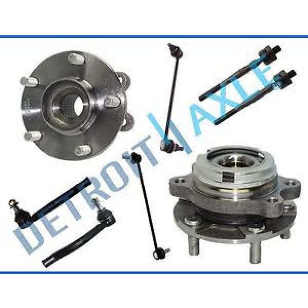 New 8pc Front Wheel Hub &amp; Bearing Assembly Suspension Kit - 2.5L Engine ONLY #1 image