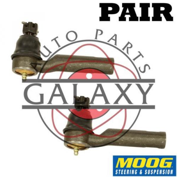 Moog New Replacement Complete Outer Tie Rod End Pair For Toyota Tacoma 05-14 #1 image