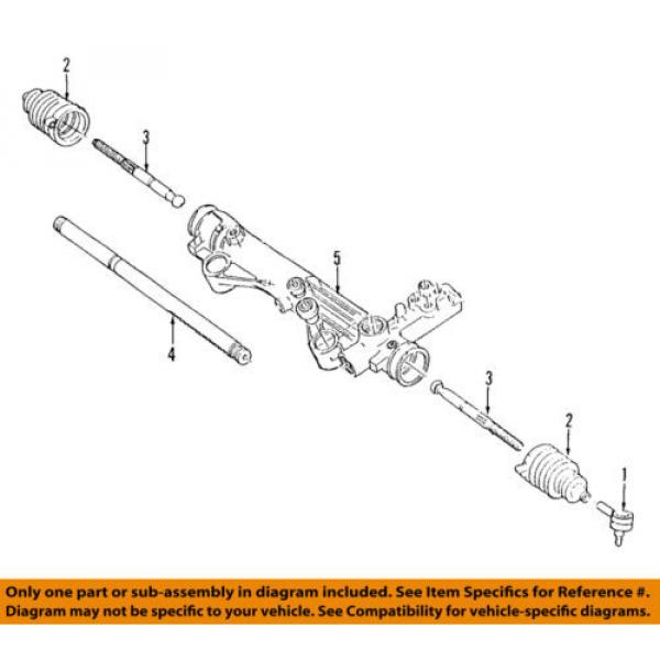 FORD OEM Steering Gear-Outer Tie Rod End 4L3Z3A130CA #3 image