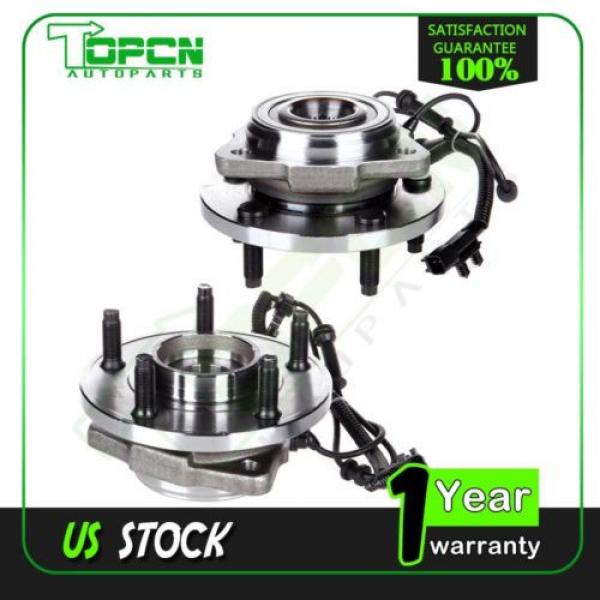 Pair Of 2 Front Wheel Hub Bearing Assembly New For 2007-2014 Jeep Wrangler W/ABS #1 image