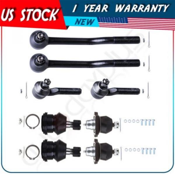 Suspension Kit for 95-97 Nissan Pickup RWD Ball Joint Tie Rod End 8 Pcs New #1 image