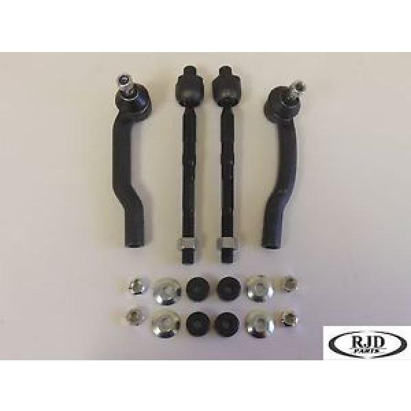 2 Inner 2 Outer Tie Rod Ends 2 Sway Bar Link Repair Kit NEW #1 image