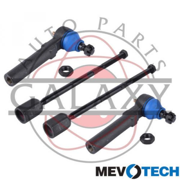 New Complete Replacement Inner &amp; Outer Tie Rod End Pairs For Ford Mustang 94-04 #1 image