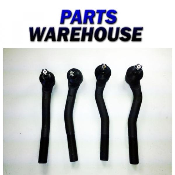 4pc BRAND NEW Kit With 4 Tie Rod Ends For Jeep Cherokee 99-04 2 YEAR WARRANTY #1 image