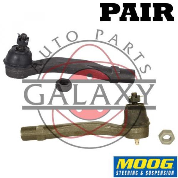 Moog Replacement New Outer Tie Rod End Pair For Acura Integra Honda Civic CRX #1 image