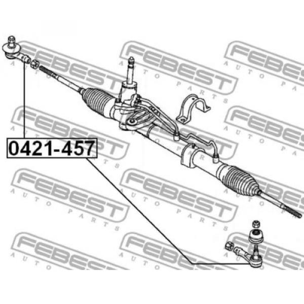 Steering Tie Rod End For Mitsubishi Colt Z27A (2002-2012) #2 image