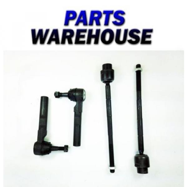 4 Piece Kit 4 Tie Rod Ends For 2004 Chevrolet Classic 2 Year Warranty #1 image