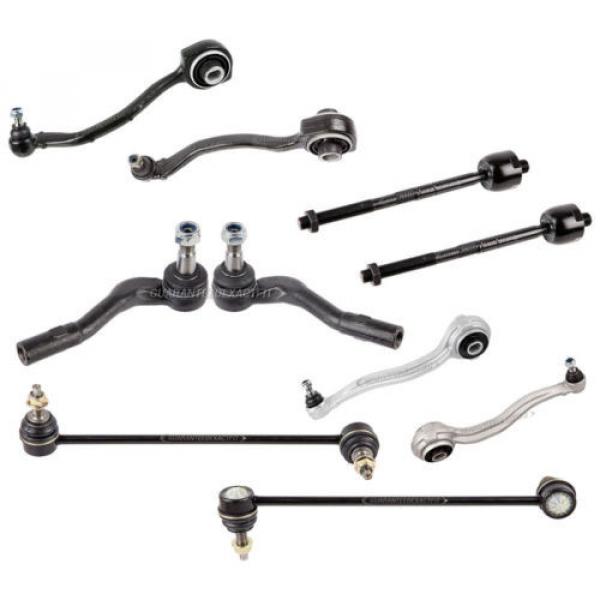 Complete 10-Pc Front Control Arm Tie Rod End Sway Bar Link Kit Fits Mercedes #1 image