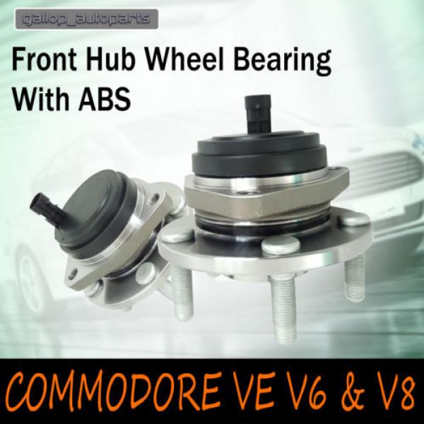 2 X Holden Commodore VE Front Wheel Bearing Hubs Assembly Kit With ABS 06-13 #1 image