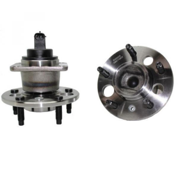 Pair (2) NEW REAR Wheel Hub and Bearing Assembly Buick Cadillac Pontiac ABS #4 image