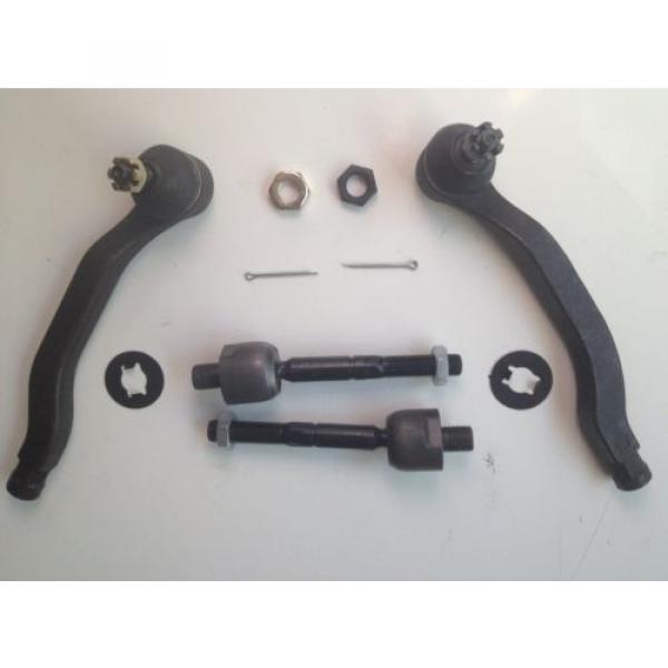 Front Inner And Outer Tie Rod Ends 4 Piece Kit 1 Year Warranty #1 image