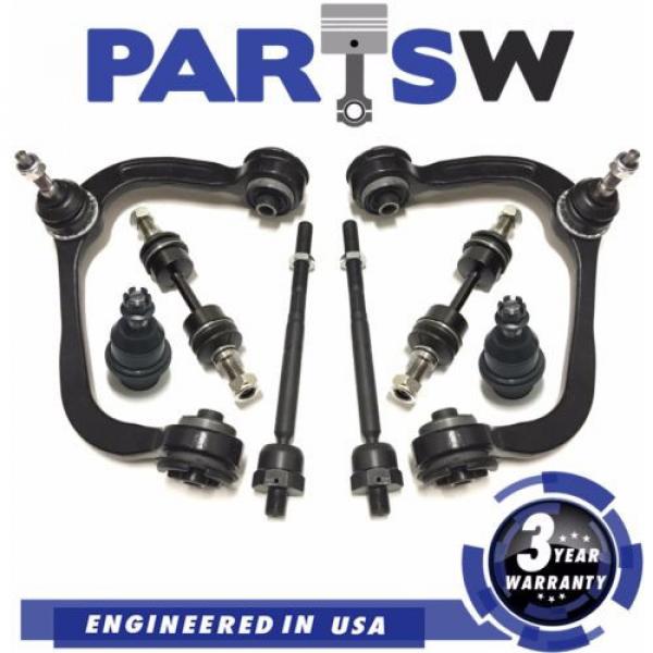 8Pc Suspension Kit for Ford F-150 RWD Lincoln Inner Tie Rod End Ball Joints Set #1 image