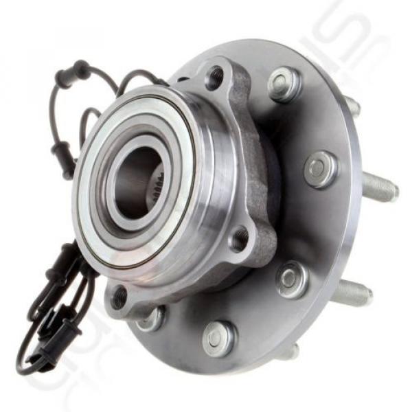 Pair (2) New Complete Wheel Hub &amp; Bearing Assembly For Dodge Trucks 8 Lug W/ABS #5 image