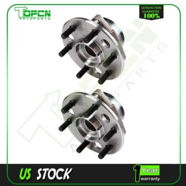 2 X Front Wheel Hub Bearing Assembly for 88 - 91 GMC Chevy K1500 1&#034; Thick Rotors #1 image