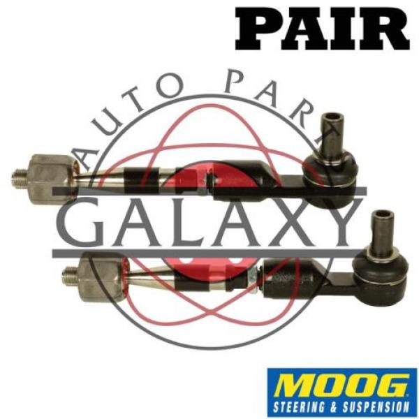 Moog Replacement New Inner &amp; Outer Tie Rod Assembly Pair For Passat A4 Quattro #1 image