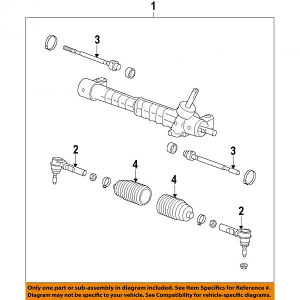 Chevrolet GM OEM 13-15 Malibu Steering Gear-Outer Tie Rod End 13354598 #1 image