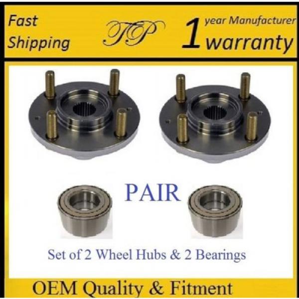 2001-2003 Toyota Prius Front Wheel Hub &amp; Bearing Kit Assembly (PAIR) #1 image