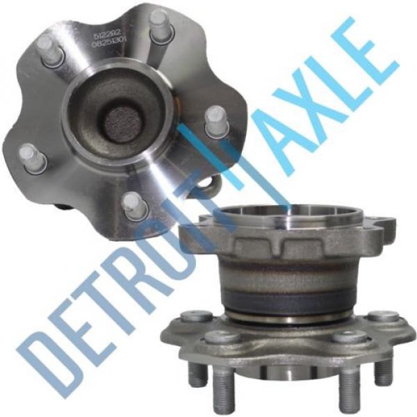 Both (2) New Rear Complete Wheel Hub &amp; Bearing - Fits: 2002-09 Nissan #1 image