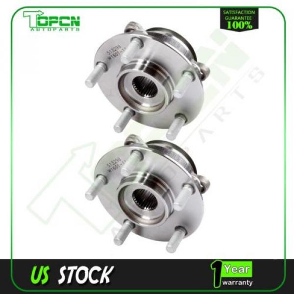 Qty (2) Front Wheel Hub Bearing Assembly New For Sentra Rogue Rogue Select 5 Lug #1 image