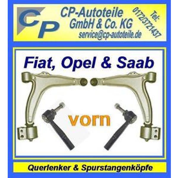 2x Control arm with Ball joint + Track rod end Opel Vectra C Signum Saab front #1 image