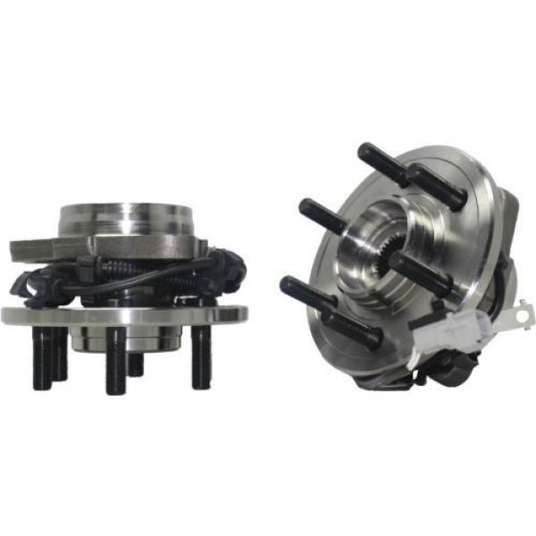 NEW Front Passenger Complete Wheel Hub and Bearing Assembly 4WD 6 Bolt w/ ABS #4 image