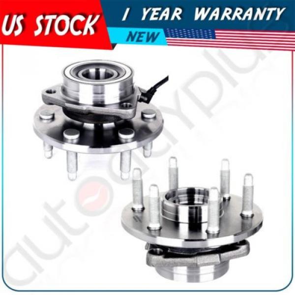 2 Pcs New Premium Front Wheel Hub Bearing Assembly Pair/Set For Left and Right #1 image