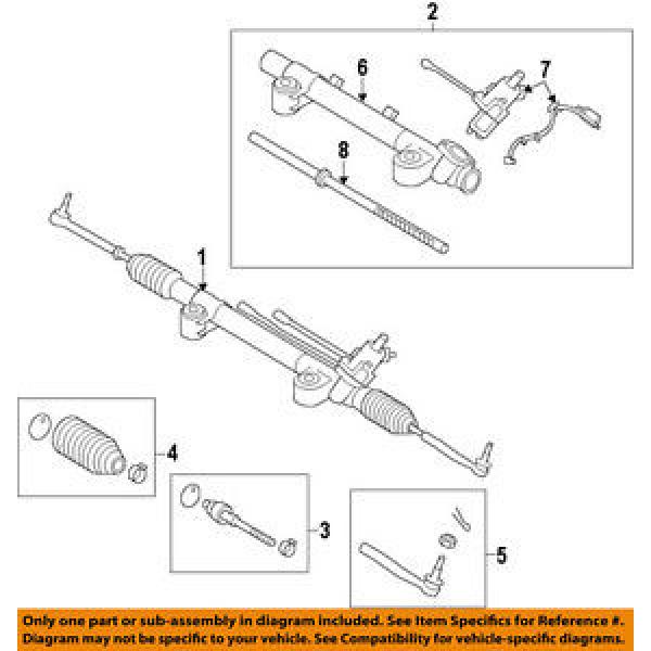 Infiniti NISSAN OEM 2014 QX70 Steering Gear-Inner Tie Rod End D85211CA0D #1 image