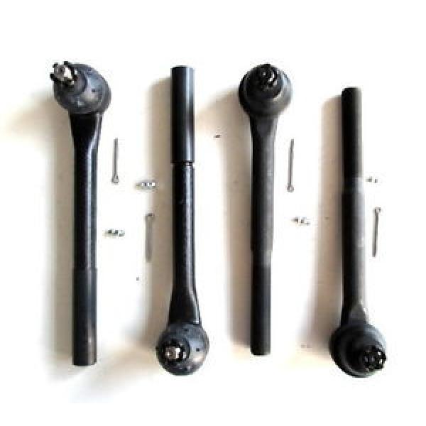 1977-1984 CADILLAC DEVILLE 2WD TIE ROD END KIT 4PSC OUT &amp; INN DRIVER &amp; PASSENGER #1 image