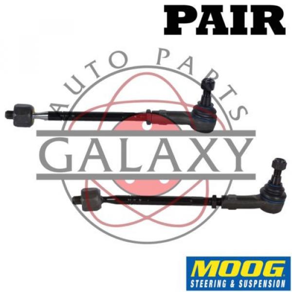 Moog Replacement New Front Tie Rod End Assembly Pair For Cayenne Q7 Touareg #1 image