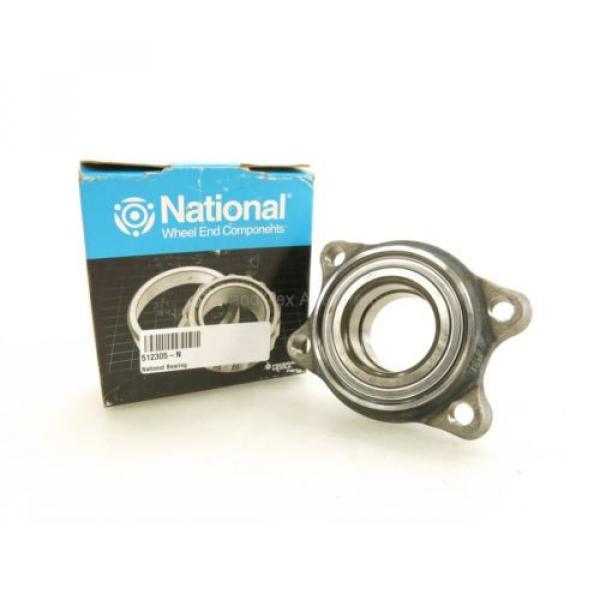NEW National Wheel Bearing &amp; Hub Assembly 512305 Audi A4 A6 A8 S4 S8 1999-2009 #1 image