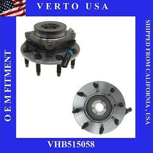 Front Wheel Hub &amp; Bearing Assembly GMC Trucks 4x4 8-Lug VHB515058 #1 image