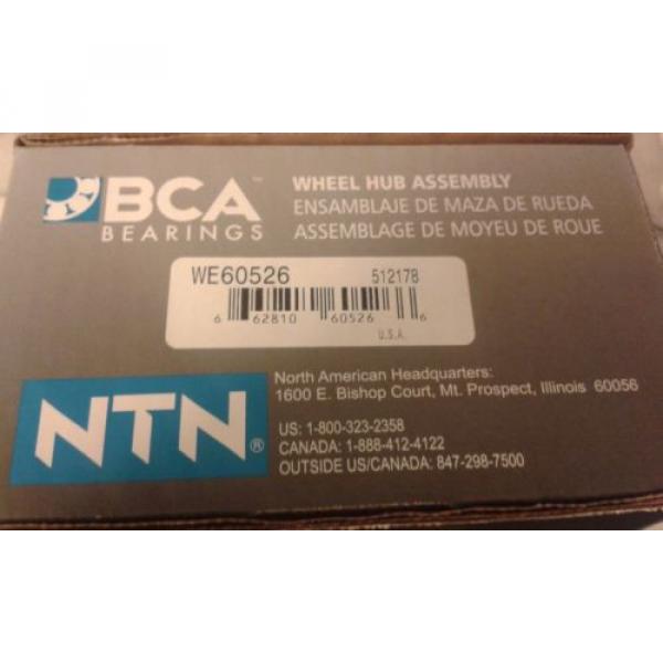 NTN,BCA BEARING  WE60526 WHEEL Hub Assembly fits 98-02 Honda Accord JAPAN NO TAX #1 image