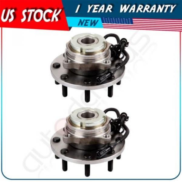 2 Front Complete Wheel Bearing and Hub Assembly fits 99-04 Ford F-450 Super Duty #1 image