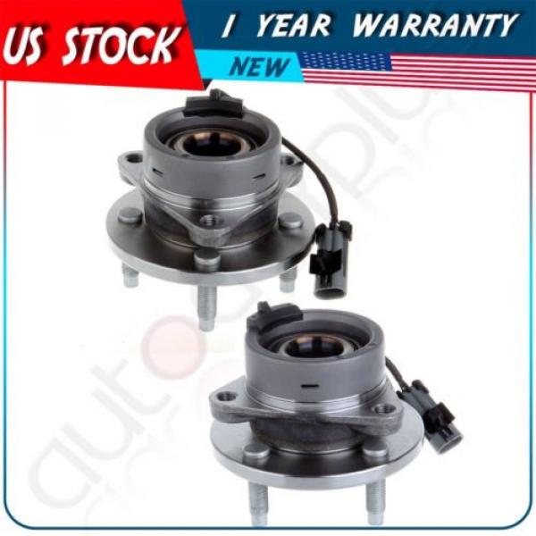 2 X Wheel Hub and Bearing Assembly For Chevrolet Cobalt G5 Front 4-Wheel W/ABS #1 image