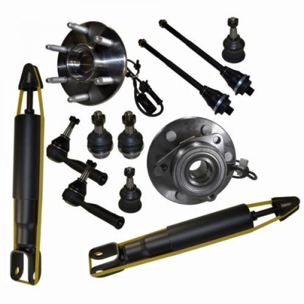 New Front Driver Passenger Wheel Bearing and Hub Assembly Tie Rods Chevy GMC 4WD #1 image