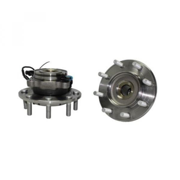 Both (2) Brand New Complete Wheel Hub and Bearing Assembly ABS - 3500HD GMC #4 image