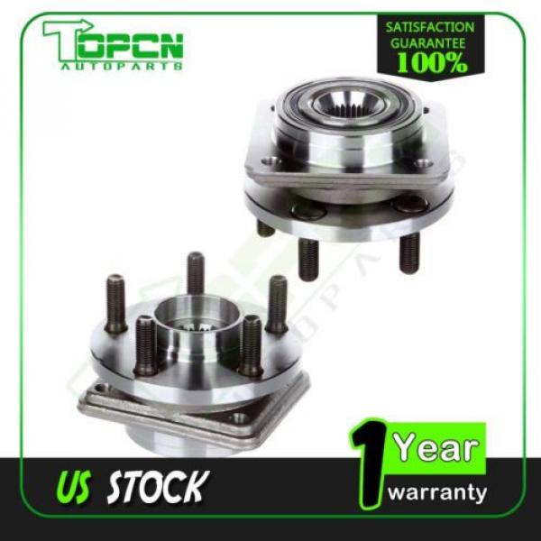 2 Front New Wheel Hub Bearing Assembly For Chrysler Town &amp; Country 14&#034; Wheels #1 image