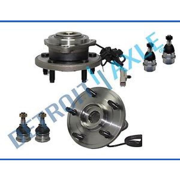 New 6pc Front Driver / Passenger Wheel Hub and Bearing Suspension Kit w/ ABS #1 image