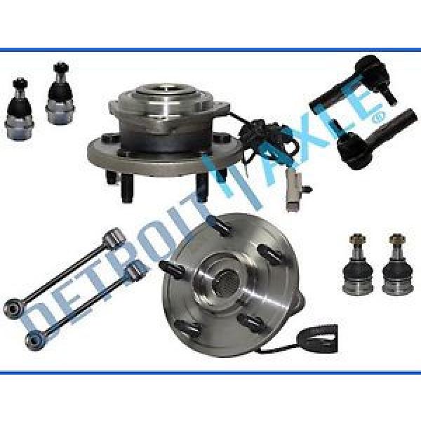 New 10pc Front Driver / Passenger Wheel Hub and Bearing Suspension Kit w/ ABS #1 image