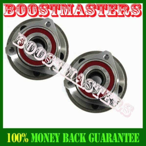 97-06 Jeep Wrangler Front Wheel Bearing &amp; Hub Assembly Full Cast Rotors 1 PAIR #1 image