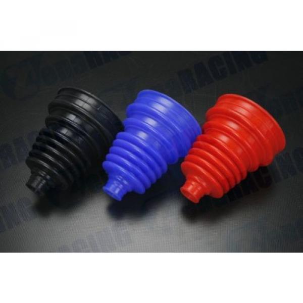 Universal BLUE Silicone Constant Velocity CV Boot Joint Kit Replacement 4pcs #5 image