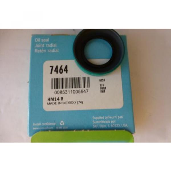 SKF SHAFT OIL SEAL #7464 GREASE SEAL #2 image