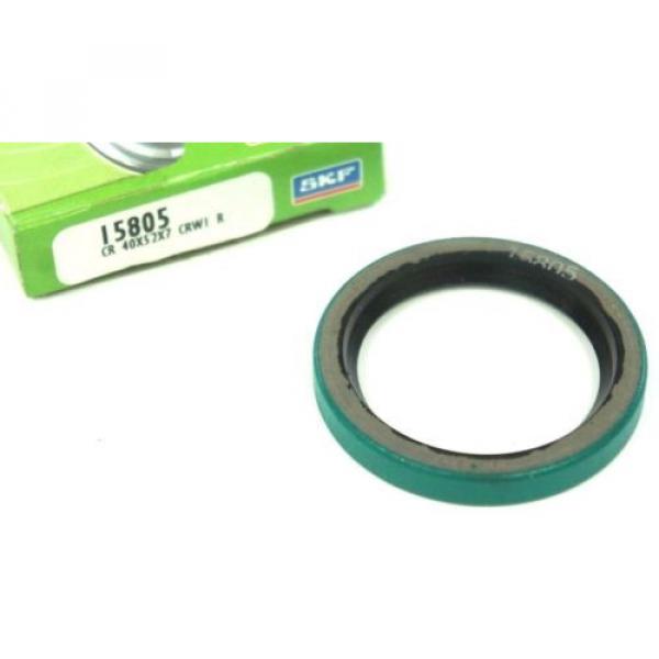 NIB SKF 15805 OIL GREASE SEAL CR 40X52X7 CRW1 R #1 image