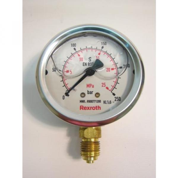 New Bosch Rexroth R900771208  AB31 38/63 Manometer Pressure Gauge 250 Bar/MPA   #2 image