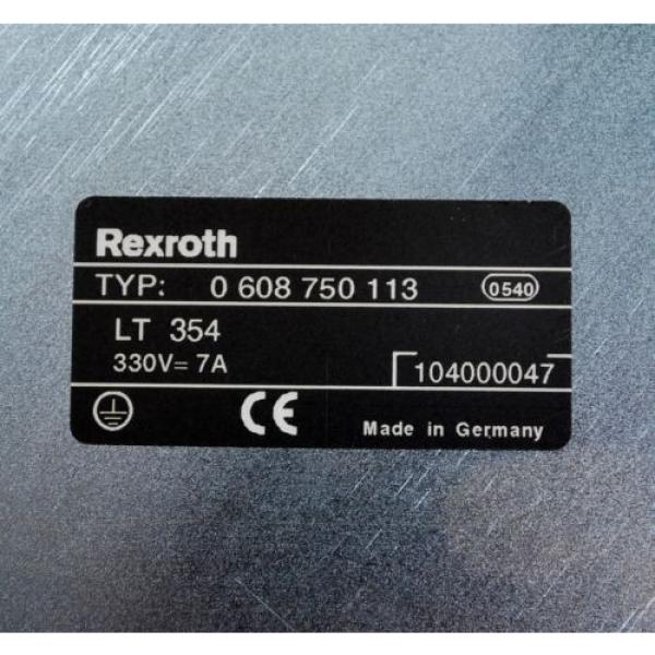 Rexroth LT354 Type: 0 608 750 113 #2 image