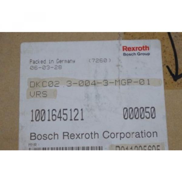 NEW REXROTH DKC02.3-004-3-MGP-01VRS SERVO DRIVE ECONTERFACE DKC0230043MGP01VRS #2 image