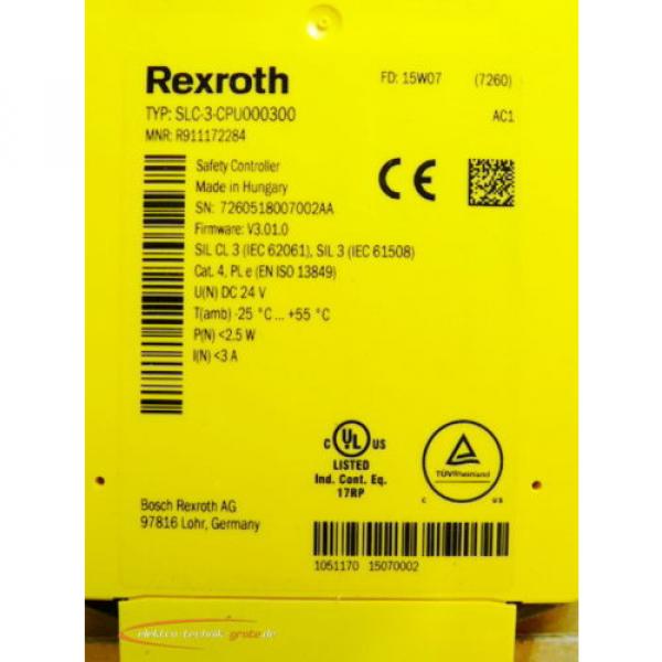 Rexroth SLC-3-CPU000300 Safety Control   &gt; ungebraucht! &lt; #2 image