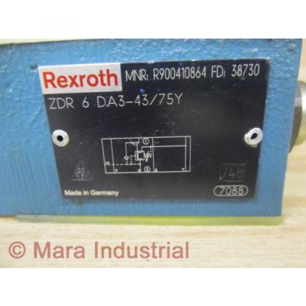 Rexroth Bosch R900410864 Valve ZDR 6 DA3-43/75Y - New No Box #2 image