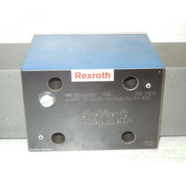 REXROTH 4 WRP 10 E63S-1X/G24Z24/M-850 NEW PROPORTIONAL VALVE 0811404020 #2 image